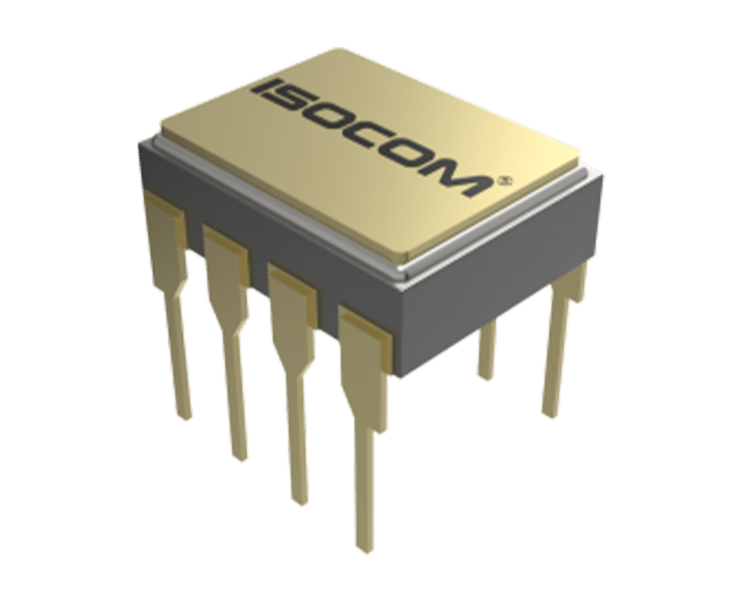 Isocom Hermetically Sealed, Radiation-Hard Optocoupler (8 Pin Dip)